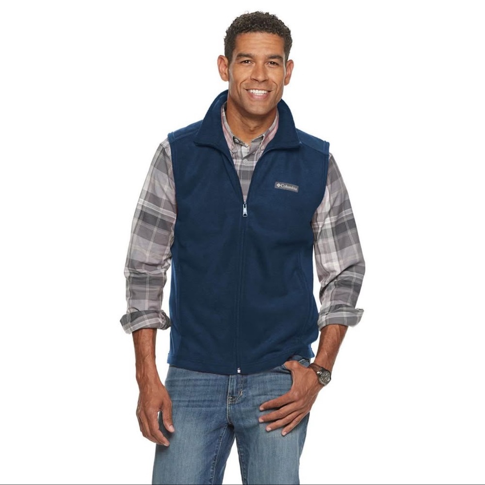 Men’s Columbia fleece vest